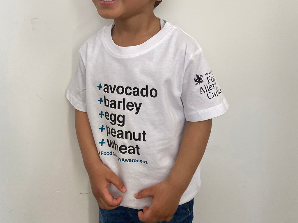 'Food Allergy Canada' Shirt Fundraiser