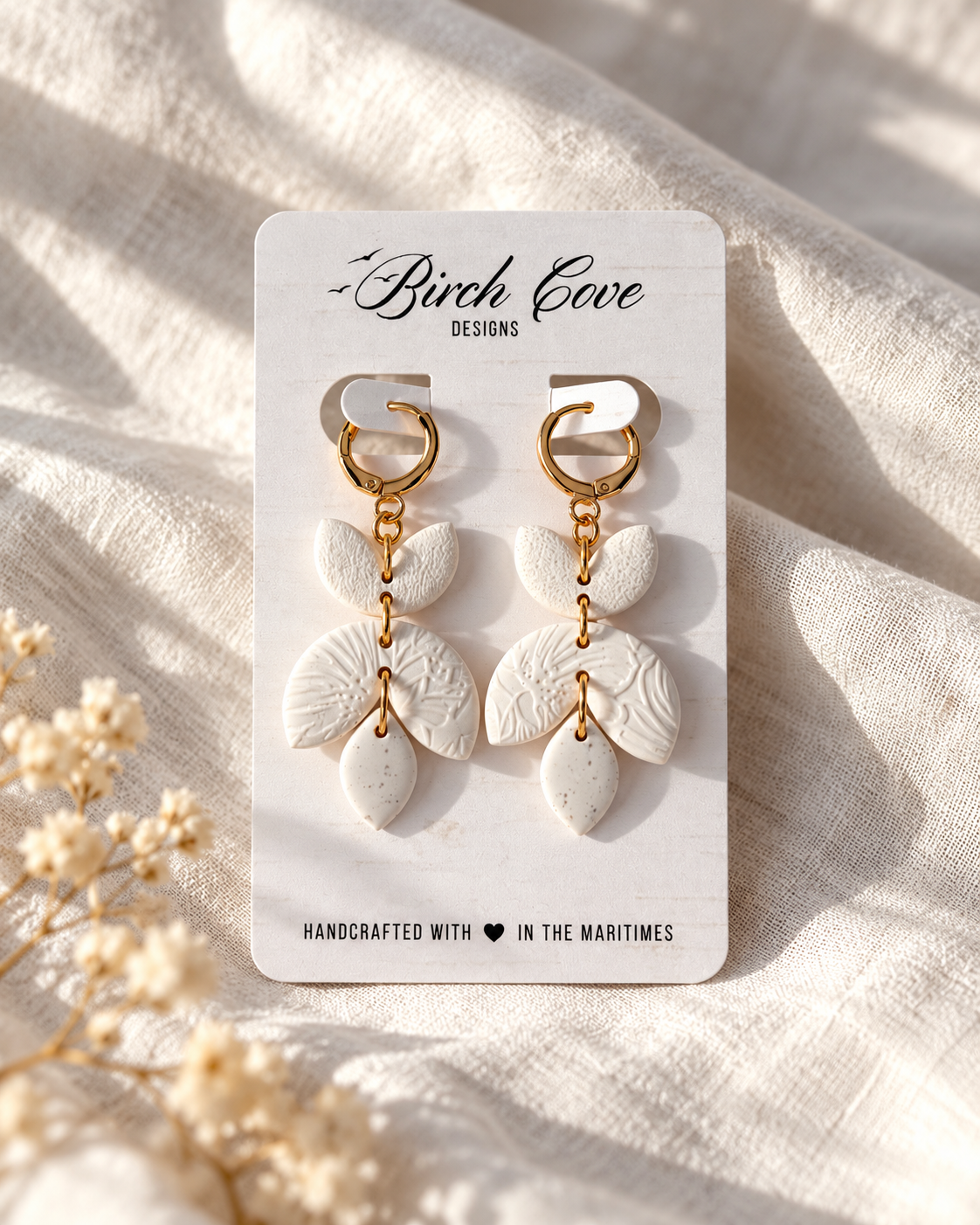 Birch Cove Botanical-Drop Earrings | Reset