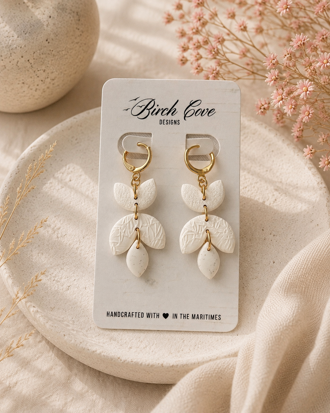 Birch Cove Botanical-Drop Earrings | Reset