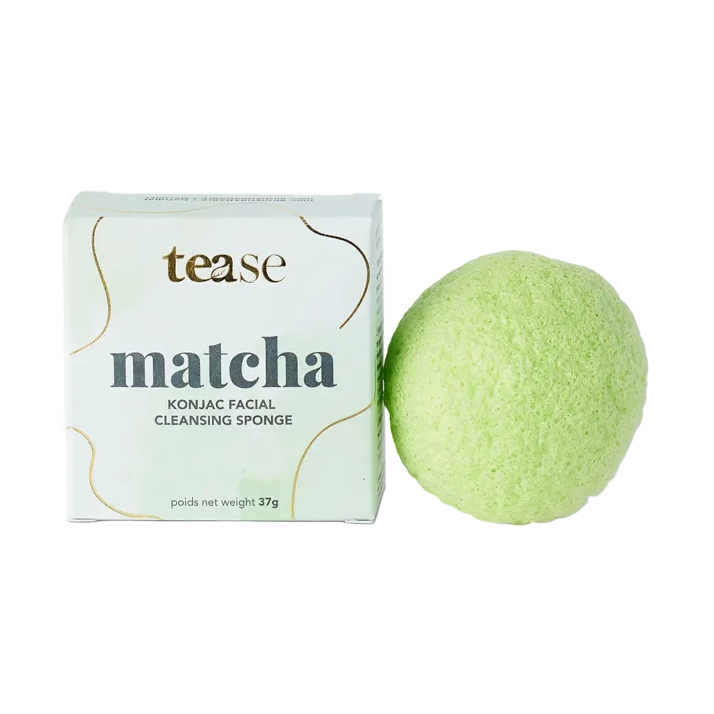 Tease Matcha Konjac Facial Sponge