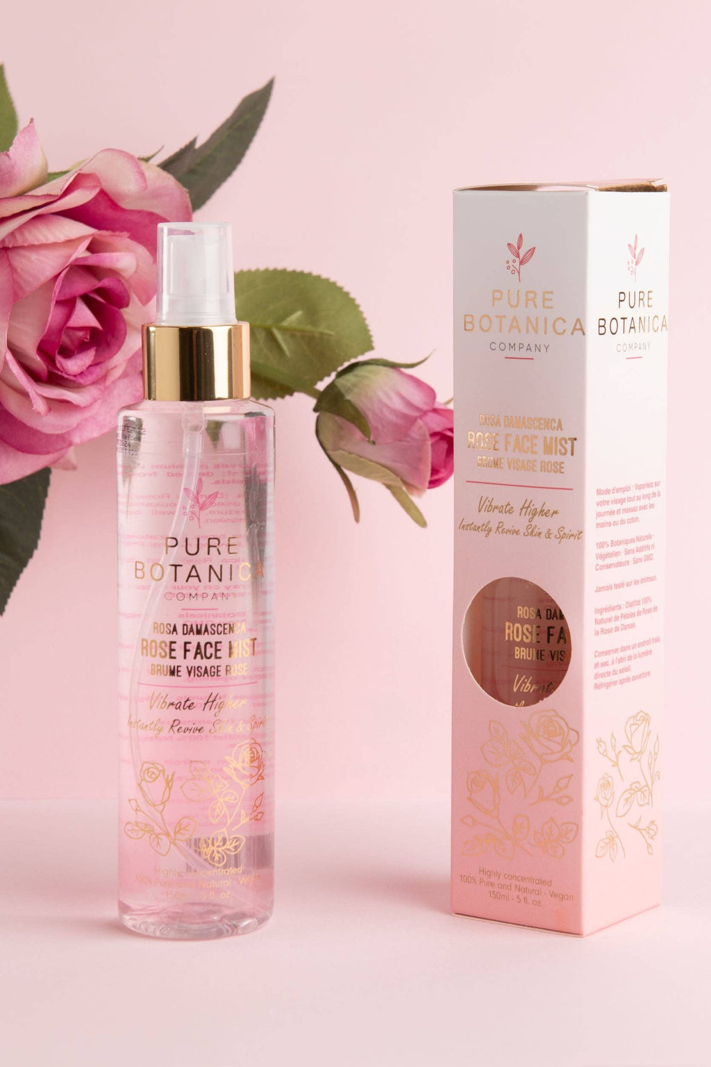 Organic Premium 100% Rose Face Mist