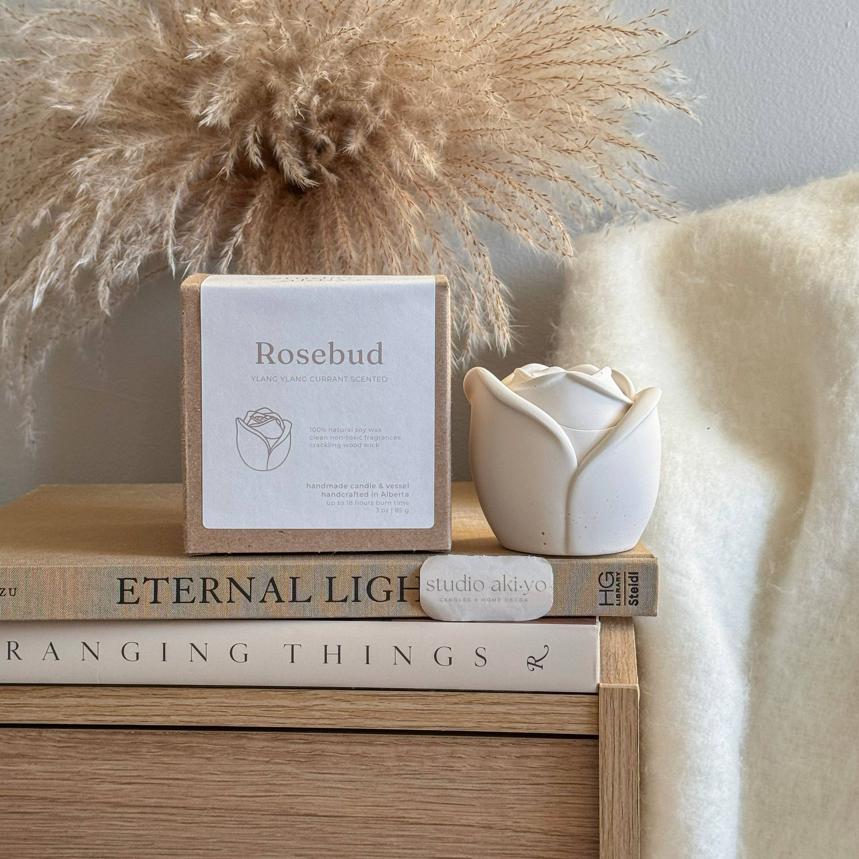 Rosebud Candle Ylang Ylang Currant (3oz)