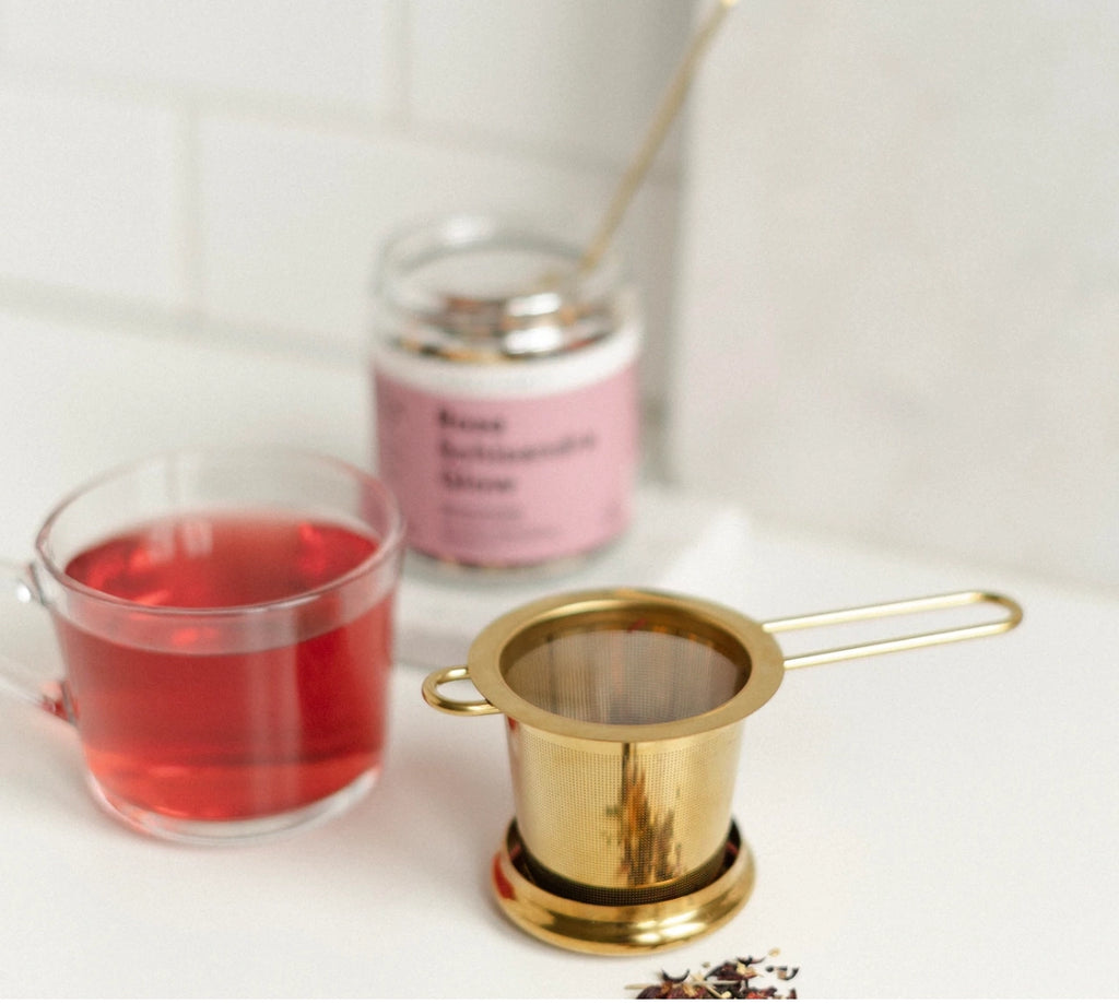 Lake & Oak The Gold Goddess Tea Strainer