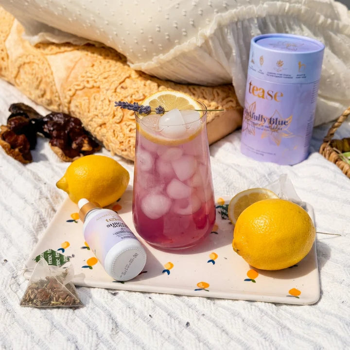 Tease x Ananda Shroom Soda® Lavender Lemon