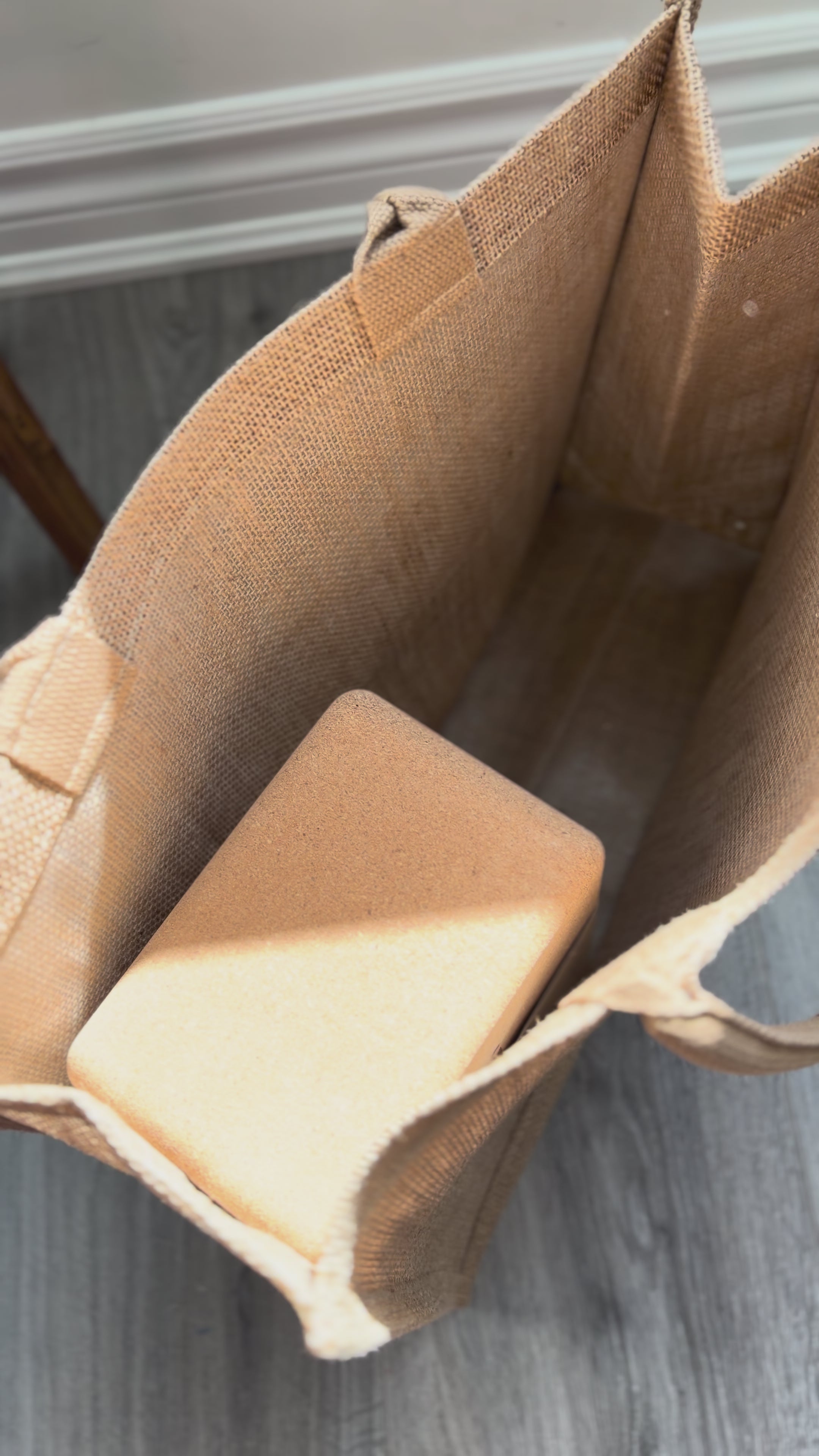 Herrrr Yoga Blocks Jute Bag