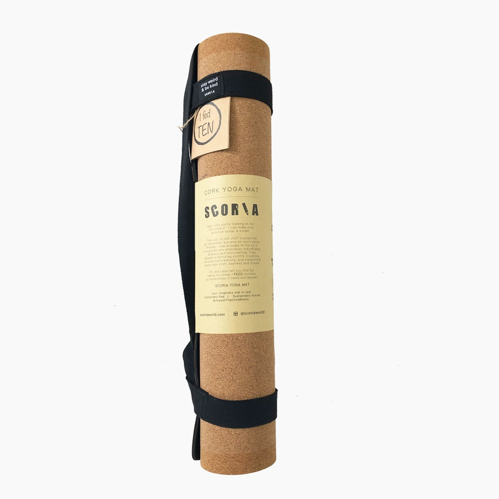 Scoria Moon Phases Cork Yoga Mat 6MM